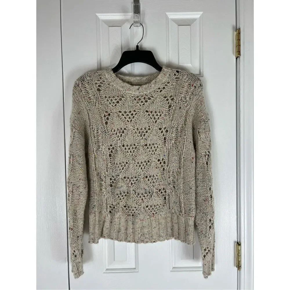 Lucky Womens Oatmeal Sweater Size M